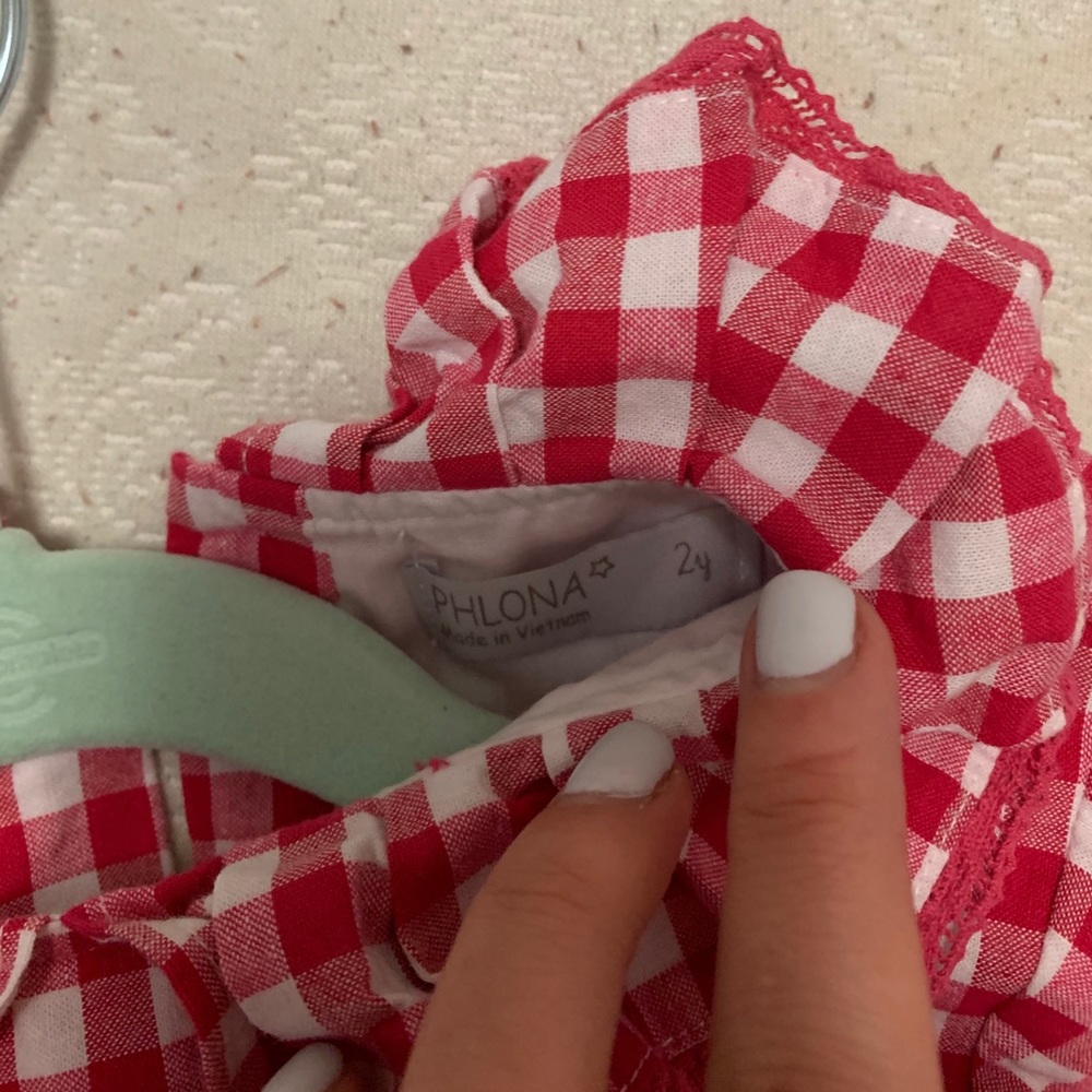 Red Ruffle Dress - Picture 3 of 3